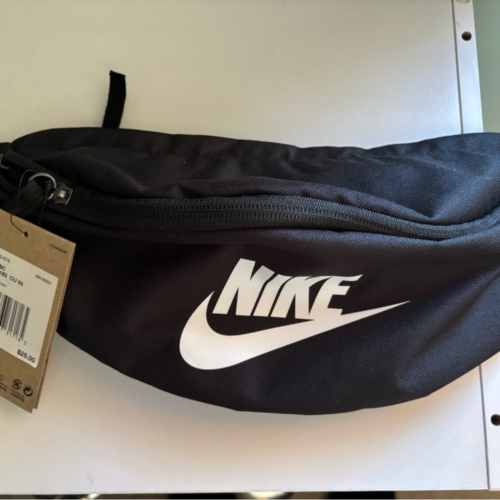 Nike Black and White Logo Waist Pack